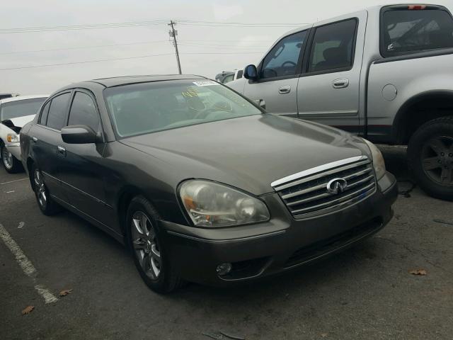 JNKBF01A16M800157 - 2006 INFINITI Q45 BROWN photo 1