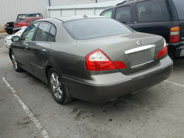 JNKBF01A16M800157 - 2006 INFINITI Q45 BROWN photo 3