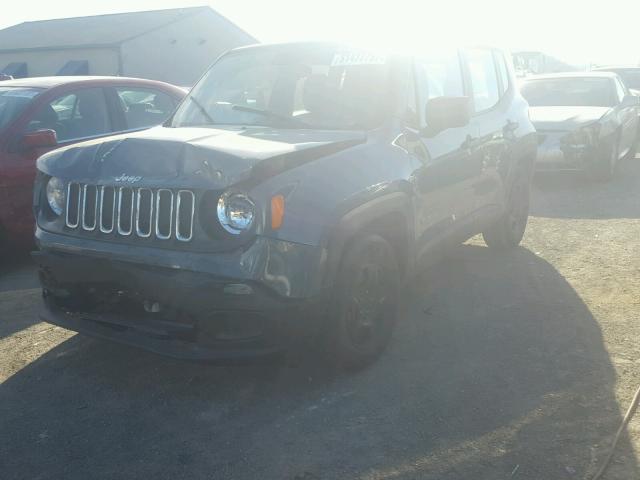 ZACCJAAB5HPF57850 - 2017 JEEP RENEGADE S 灰色 照片 2