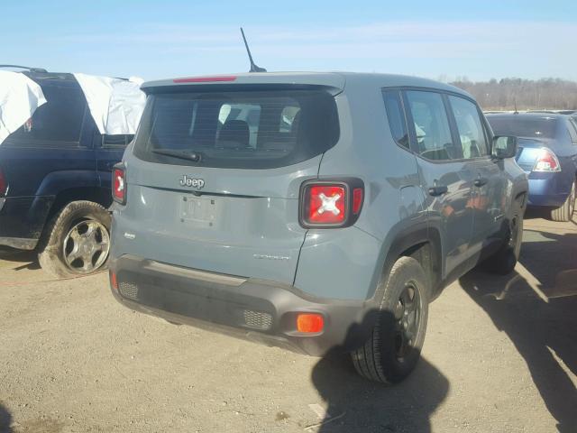 ZACCJAAB5HPF57850 - 2017 JEEP RENEGADE S 灰色 照片 4