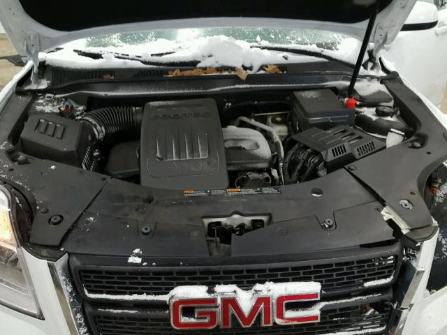 2GKALMEK5F6355702 - 2015 GMC TERRAIN SL WHITE photo 7