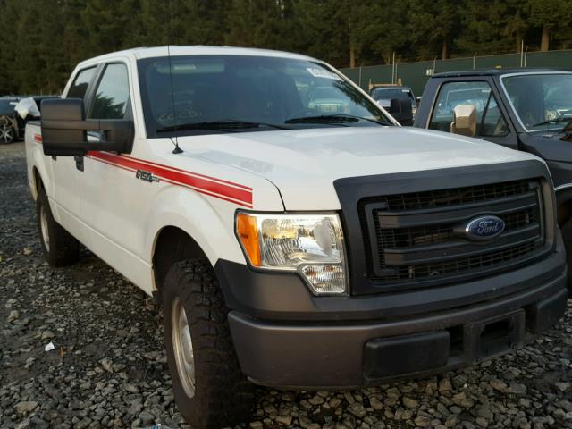 1FTFW1EF4DKF38710 - 2013 FORD F150 SUPER WHITE photo 1