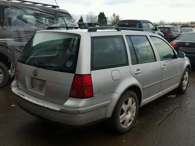 WVWSK61J02W150137 - 2002 VOLKSWAGEN JETTA GLS SILVER photo 4