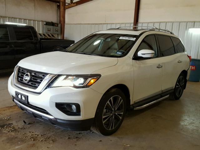 5N1DR2MN2HC642119 - 2017 NISSAN PATHFINDER WHITE photo 2