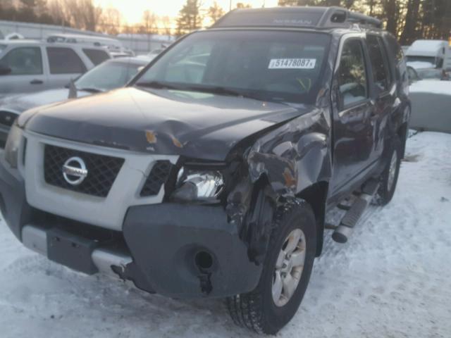 5N1AN08W59C500077 - 2009 NISSAN XTERRA OFF GRAY photo 2