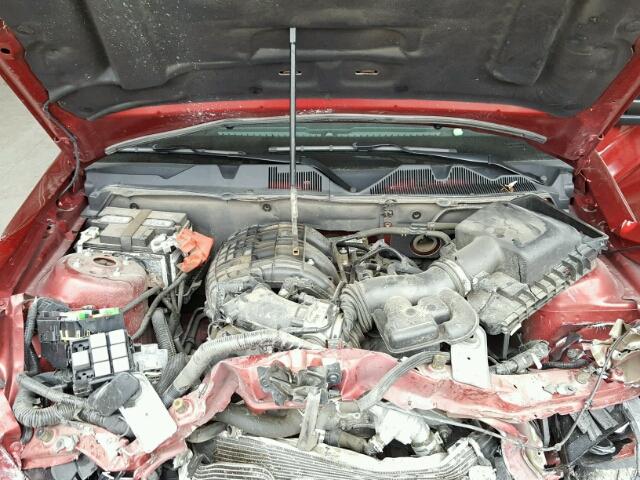1ZVBP8AMXE5266038 - 2014 FORD MUSTANG RED photo 7