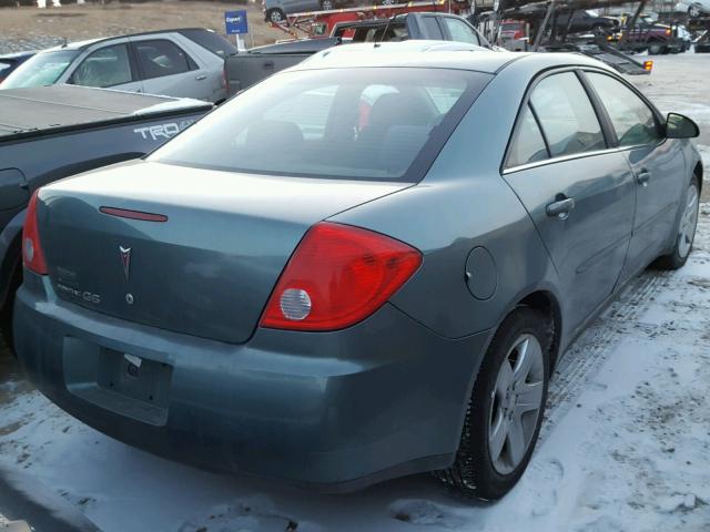 1G2ZG57B694125926 - 2009 PONTIAC G6 GREEN photo 4