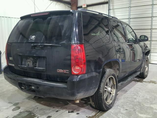 1GKFC13C87R334106 - 2007 GMC YUKON BLACK photo 4