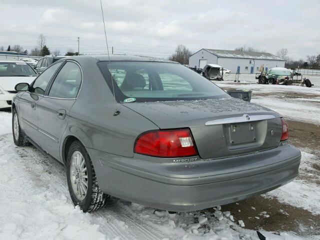 1MEFM55S43A605397 - 2003 MERCURY SABLE LS P GRAY photo 3