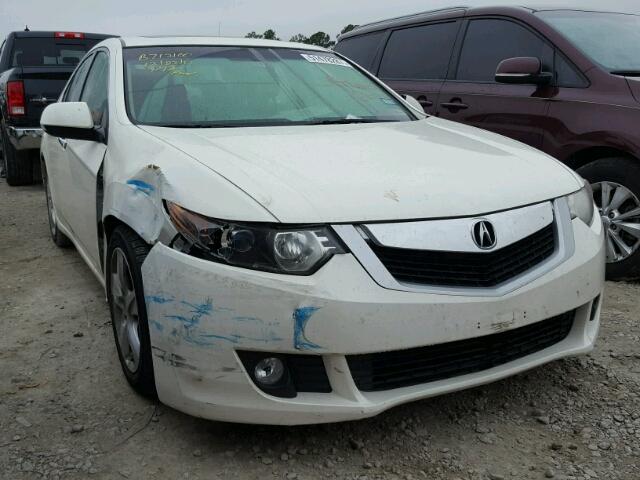 JH4CU2F61AC017378 - 2010 ACURA TSX WHITE photo 1