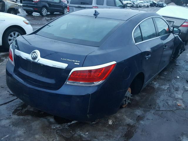 1G4GC5EG1AF194539 - 2010 BUICK LACROSSE C BLUE photo 4