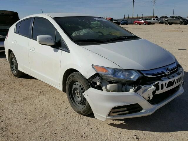 JHMZE2H53ES002095 - 2014 HONDA INSIGHT LX WHITE photo 1