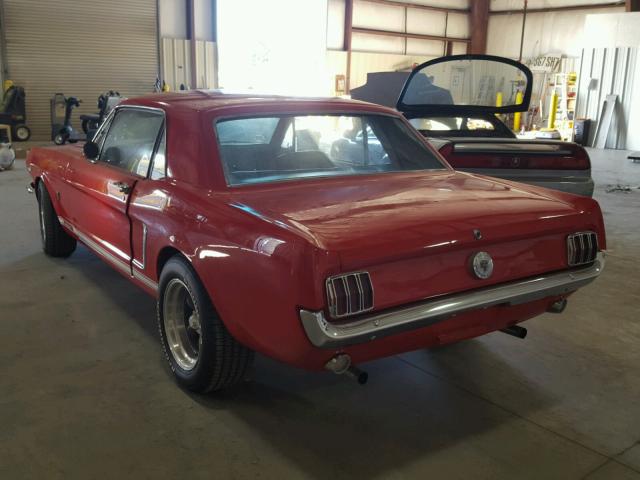 6R07C138990 - 1965 FORD MUSTANG RED photo 3