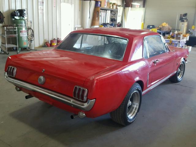 6R07C138990 - 1965 FORD MUSTANG RED photo 4