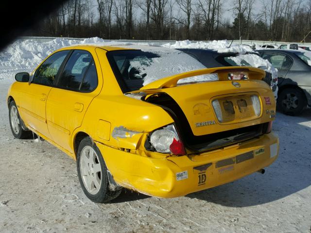 3N1CB51D96L547708 - 2006 NISSAN SENTRA 1.8 YELLOW photo 3