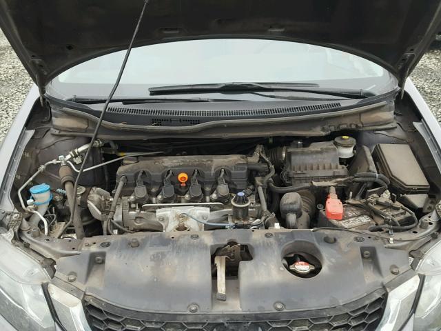 19XFB2F81EE250374 - 2014 HONDA CIVIC EX ნაცრისფერი ფოტო 7
