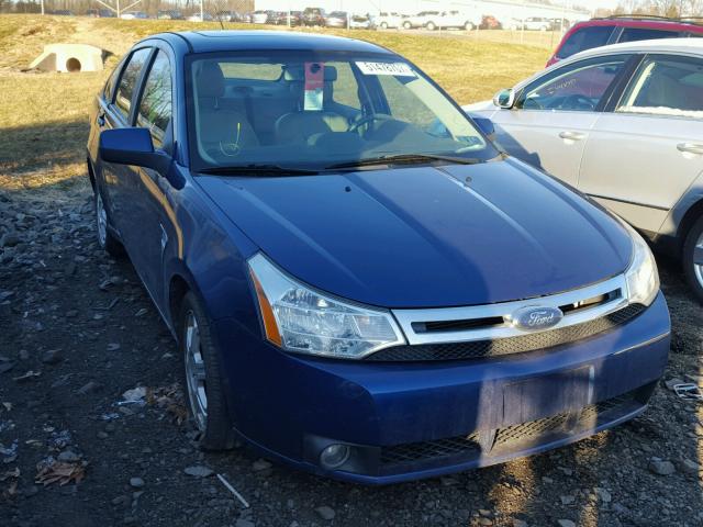 1FAHP35N28W278448 - 2008 FORD FOCUS SE BLUE photo 1