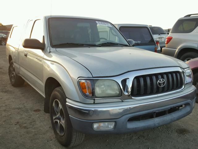 5TEVL52N32Z040451 - 2002 TOYOTA TACOMA XTR SILVER photo 1