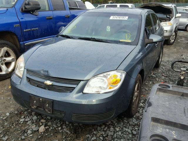 1G1AL58F177303705 - 2007 CHEVROLET COBALT LT BLUE photo 2