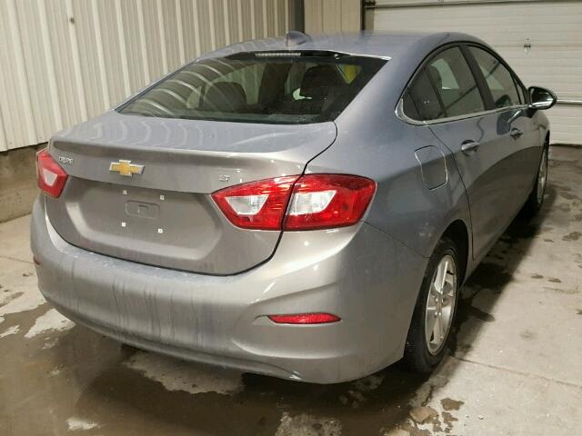 1G1BE5SM3J7122277 - 2018 CHEVROLET CRUZE LT GRAY photo 4