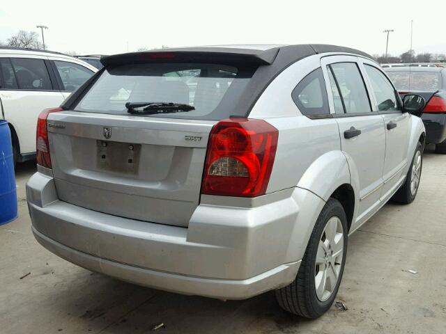 1B3HB48B67D163248 - 2007 DODGE CALIBER SX SILVER photo 4