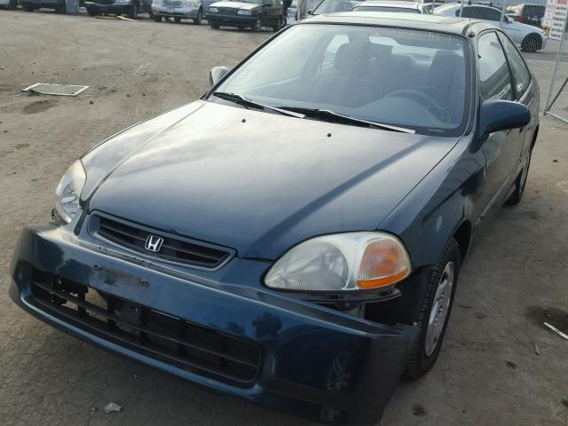 1HGEJ8241TL018478 - 1996 HONDA CIVIC EX 绿色 照片 2
