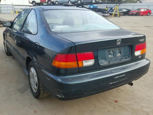 1HGEJ8241TL018478 - 1996 HONDA CIVIC EX GREEN photo 3