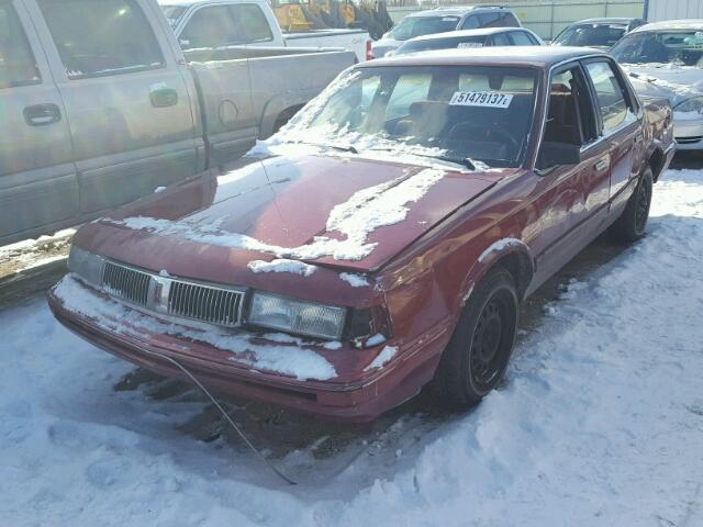 1G3AG55MXR6409688 - 1994 OLDSMOBILE CUTLASS CI MAROON photo 2