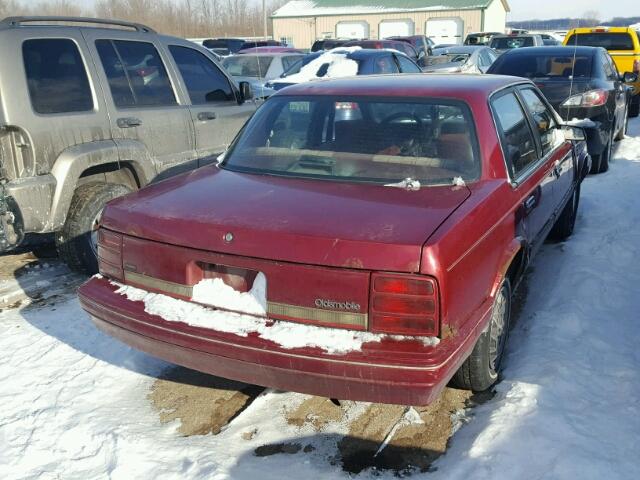 1G3AG55MXR6409688 - 1994 OLDSMOBILE CUTLASS CI MAROON photo 4