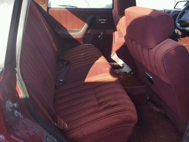 1G3AG55MXR6409688 - 1994 OLDSMOBILE CUTLASS CI MAROON photo 6