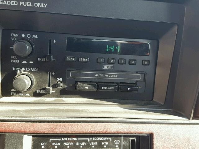 1G3AG55MXR6409688 - 1994 OLDSMOBILE CUTLASS CI MAROON photo 9