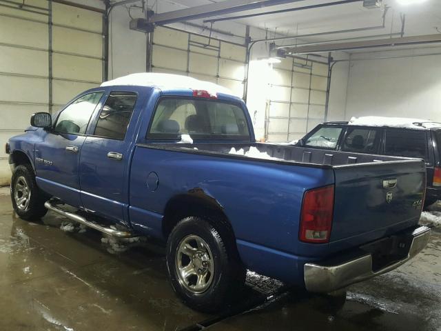 1D7HU18D15S301950 - 2005 DODGE RAM 1500 S BLUE photo 3