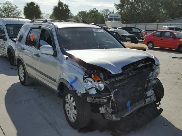 SHSRD78865U302960 - 2005 HONDA CR-V EX SILVER photo 1