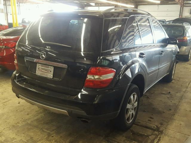 4JGBB86E36A015367 - 2006 MERCEDES-BENZ ML 350 BLACK photo 4