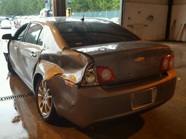 1G1ZE5E13BF390060 - 2011 CHEVROLET MALIBU LTZ GRAY photo 3