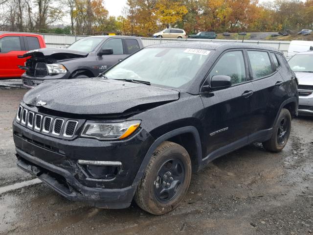 3C4NJCAB0JT411908 - 2018 JEEP COMPASS SP 黑色 照片 2