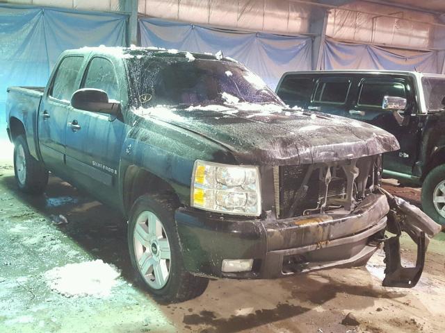 3GCEK13338G308881 - 2008 CHEVROLET SILVERADO BLACK photo 1