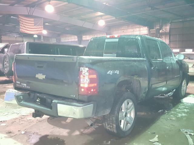 3GCEK13338G308881 - 2008 CHEVROLET SILVERADO BLACK photo 4