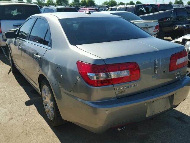 3LNHM28T58R657143 - 2008 LINCOLN MKZ SILVER photo 3