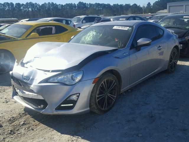 JF1ZNAA12G9707022 - 2016 TOYOTA SCION FR-S SILVER photo 2