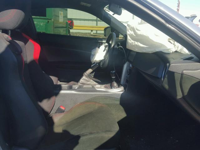 JF1ZNAA12G9707022 - 2016 TOYOTA SCION FR-S SILVER photo 5