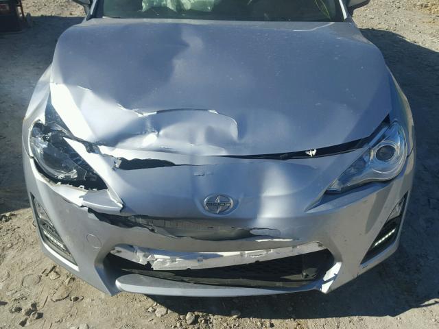 JF1ZNAA12G9707022 - 2016 TOYOTA SCION FR-S SILVER photo 9