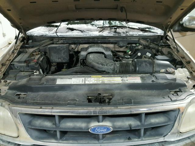 1FTDX1761VND07846 - 1997 FORD F150 TAN photo 7
