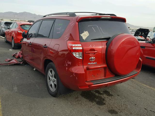 2T3ZF4DV9BW077726 - 2011 TOYOTA RAV4 RED photo 3