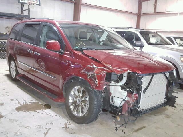 2C4RC1BGXFR662309 - 2015 CHRYSLER TOWN & COU RED photo 1