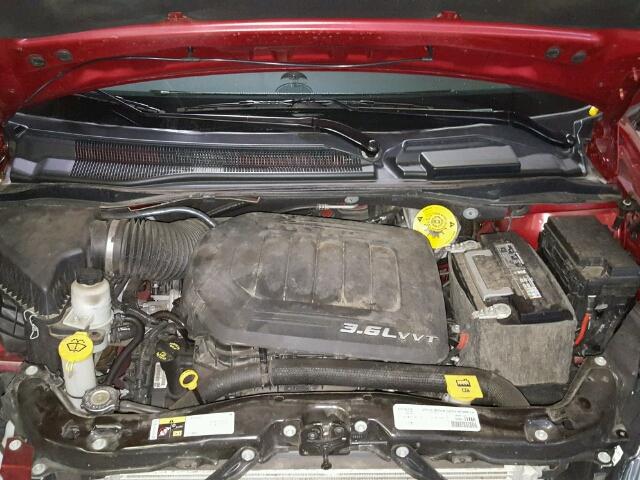 2C4RC1BGXFR662309 - 2015 CHRYSLER TOWN & COU RED photo 7
