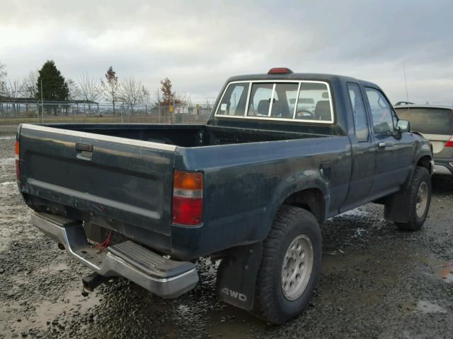 JT4VN13D3R5139406 - 1994 TOYOTA PICKUP 1/2 GREEN photo 4