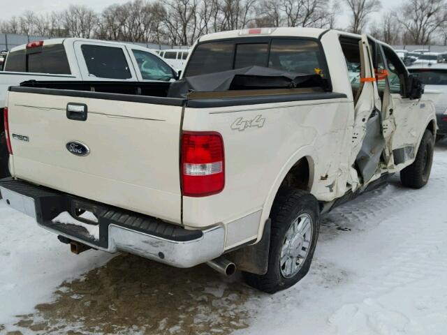 1FTPW14V28FA51887 - 2008 FORD F150 SUPER CREAM photo 4