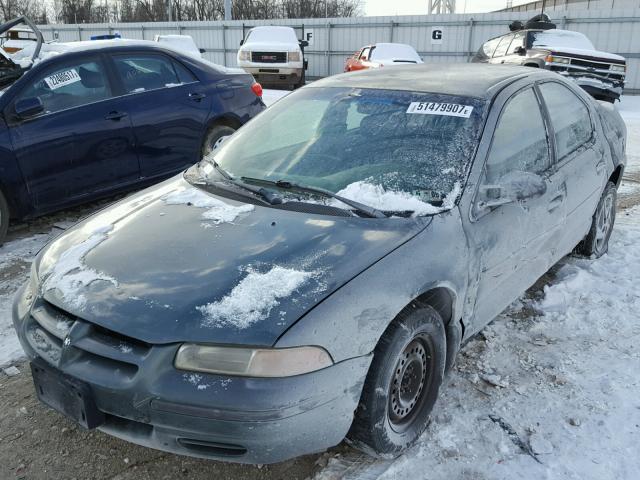 1B3EJ46C4TN133221 - 1996 DODGE STRATUS GREEN photo 2