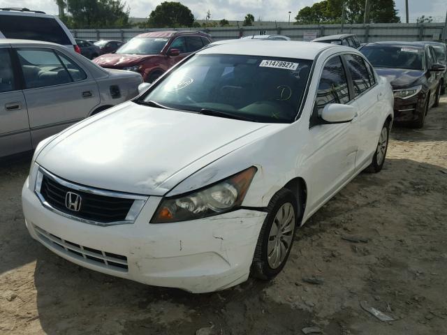 1HGCP26369A182849 - 2009 HONDA ACCORD LX WHITE photo 2